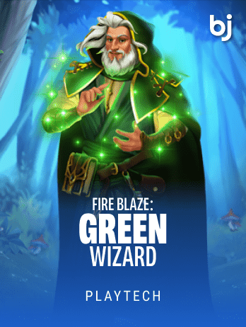 Fire Blaze Green Wizard